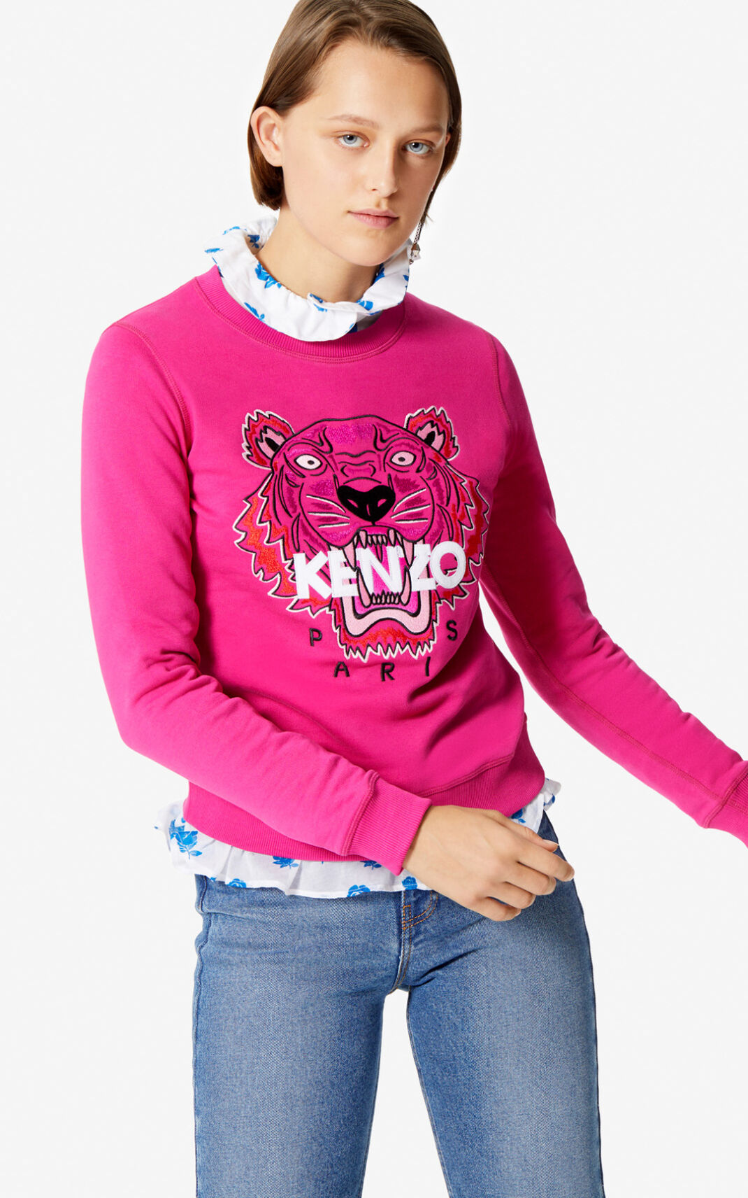 Kenzo Tiger Ženska Puloverji Globoko SI-3488299